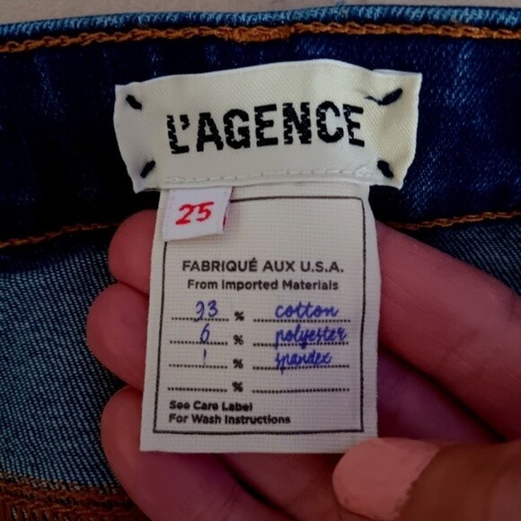 *SALE * L'Agence | Marguerite Wah Dev High Rise Skinny Jeans New with Tag 25 - Picture 7 of 9